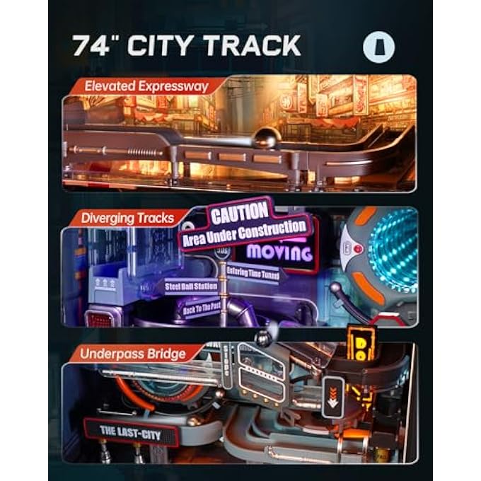 3D PUZZLE BUILDING MODELING ADULTS LAST CITY DECK TRACKS, DECORATIVE GIFTS FOR GAMING DESKS FOR MEN, MR01S - Image 3